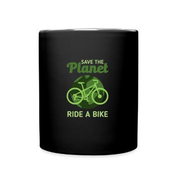 Fridays for future Greta pour la protection du climat. Bougez-vous - Mug uni - noir - Devant