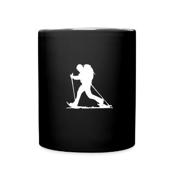 Raquette - Mug uni - noir - Devant