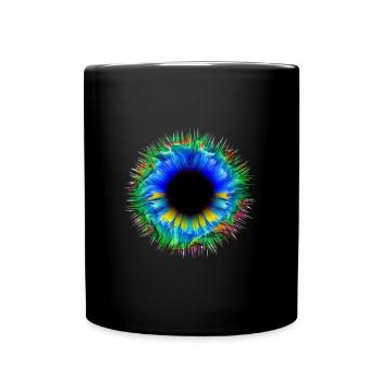 Œil œil œil œil œil œil œil œil œil œil - Mug uni - noir - Devant