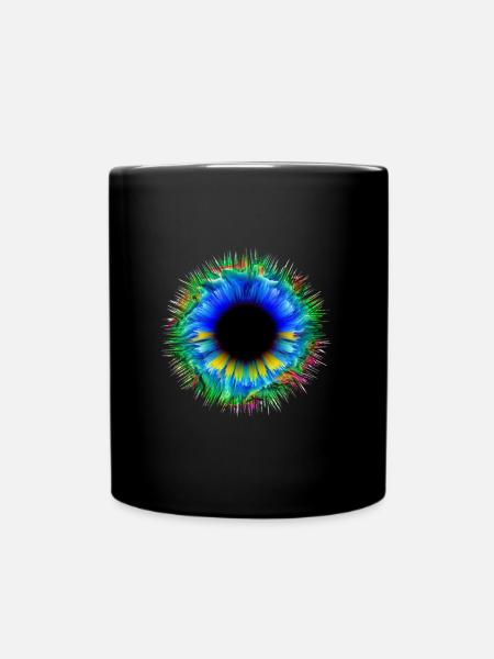 Œil œil œil œil œil œil œil œil œil œil - Mug uni - noir