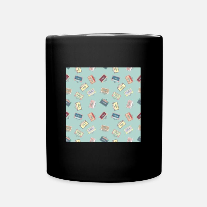 Mixtapes - Tasse einfarbig - Schwarz