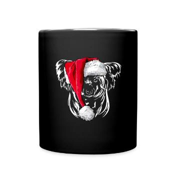 Santa CHINESE CRESTED DOG Noël Wilsigns - Mug uni - noir - Devant