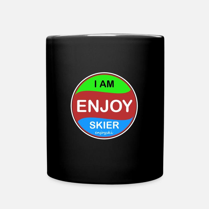 imenjoyskier édition rouge - Mug uni - noir