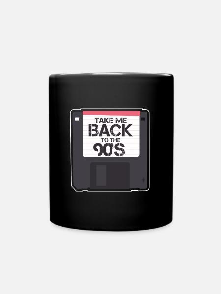 Take Me Back to the 90's Vintage - Tasse einfarbig - Schwarz
