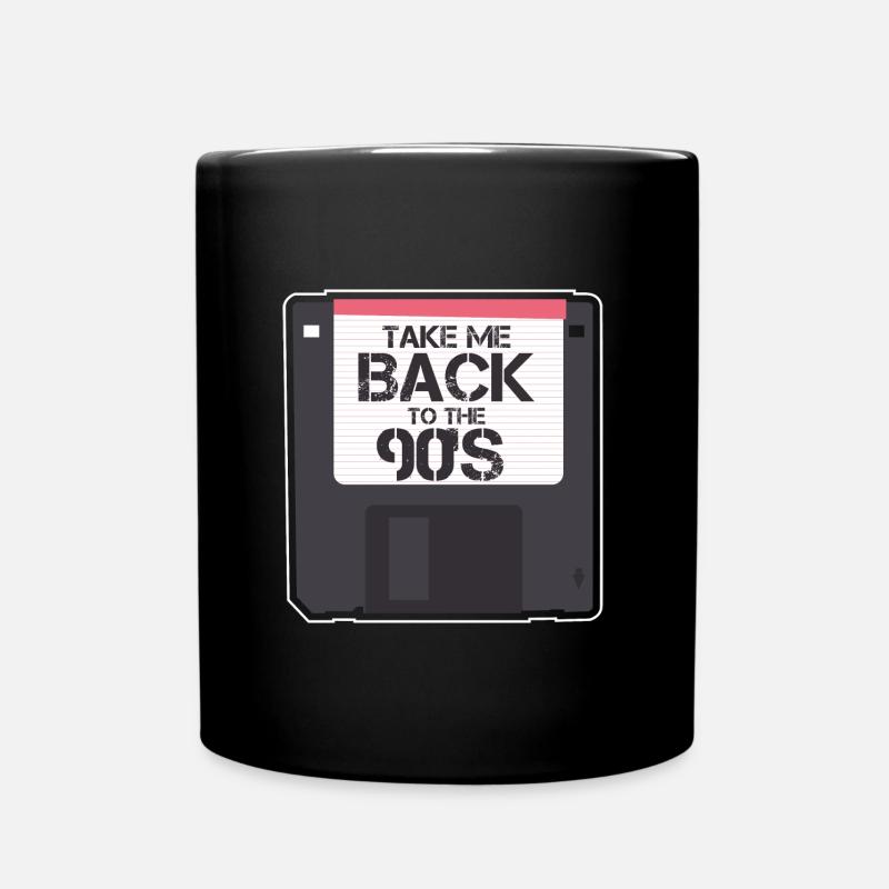 Take Me Back to the 90's Vintage - Tasse einfarbig - Schwarz