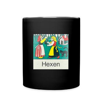 Hexen - Tasse einfarbig - Schwarz - Vorne