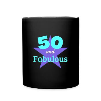 50 ans et fabuleux - né en 1973 - Mug uni - noir - Devant