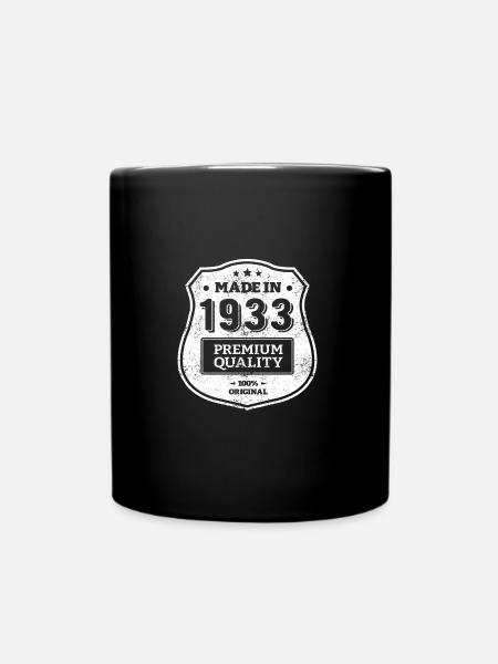 MADE IN 1933 - Full Colour Mug - black