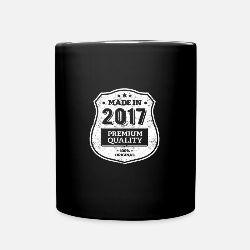MADE IN 2017 - Mug uni - noir