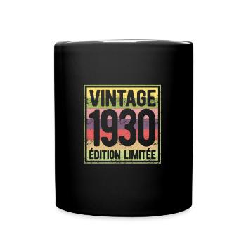 VINTAGE 1930 EDITION LIMITEE - Mug uni - noir - Devant