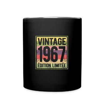 VINTAGE 1967 EDITION LIMITEE - Mug uni - noir - Devant