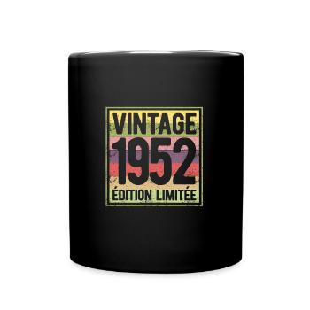 VINTAGE 1952 EDITION LIMITEE - Mug uni - noir - Devant