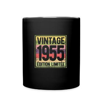 VINTAGE 1955 EDITION LIMITEE - Mug uni - noir - Devant