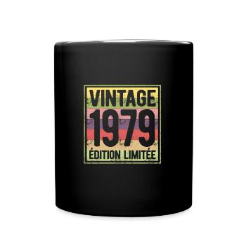 VINTAGE 1979 EDITION LIMITEE - Mug uni - noir - Devant