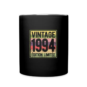VINTAGE 1994 EDITION LIMITEE - Mug uni - noir - Devant