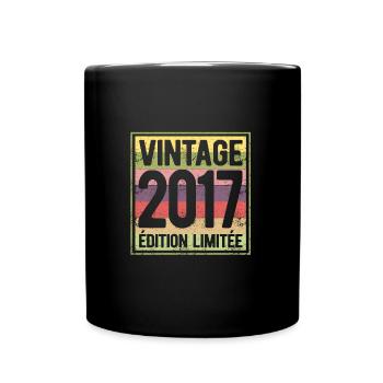 VINTAGE 2017 EDITION LIMITEE - Mug uni - noir - Devant