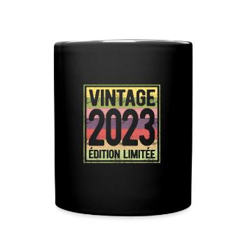 VINTAGE 2023 EDITION LIMITEE - Mug uni - noir - Devant