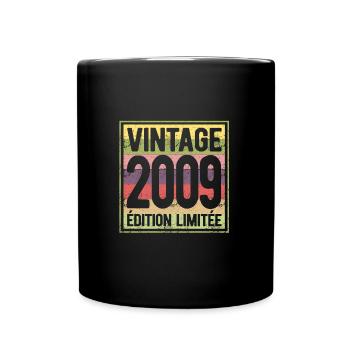 VINTAGE 2009 EDITION LIMITEE - Mug uni - noir - Devant