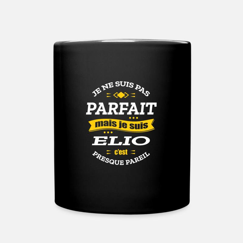 ELIO PARFAIT - PRENOM ELIO - Mug uni - noir