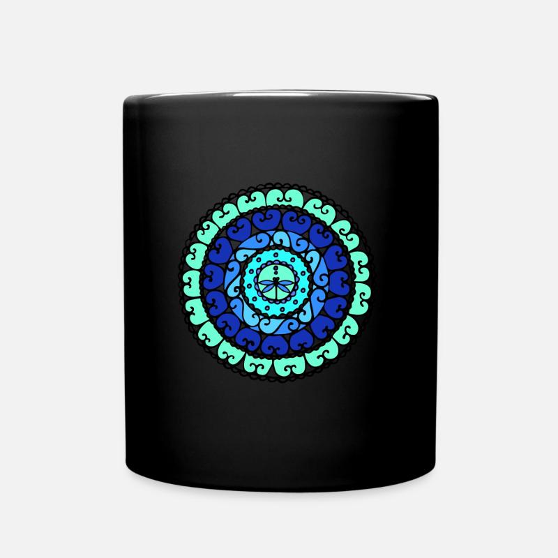 Dragonfly Mandala - Mug uni - noir