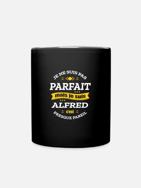 ALFRED PARFAIT - PRENOM ALFRED - Mug uni - noir