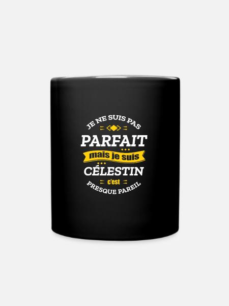 CÉLESTIN PARFAIT - PRENOM CÉLESTIN - Mug uni - noir