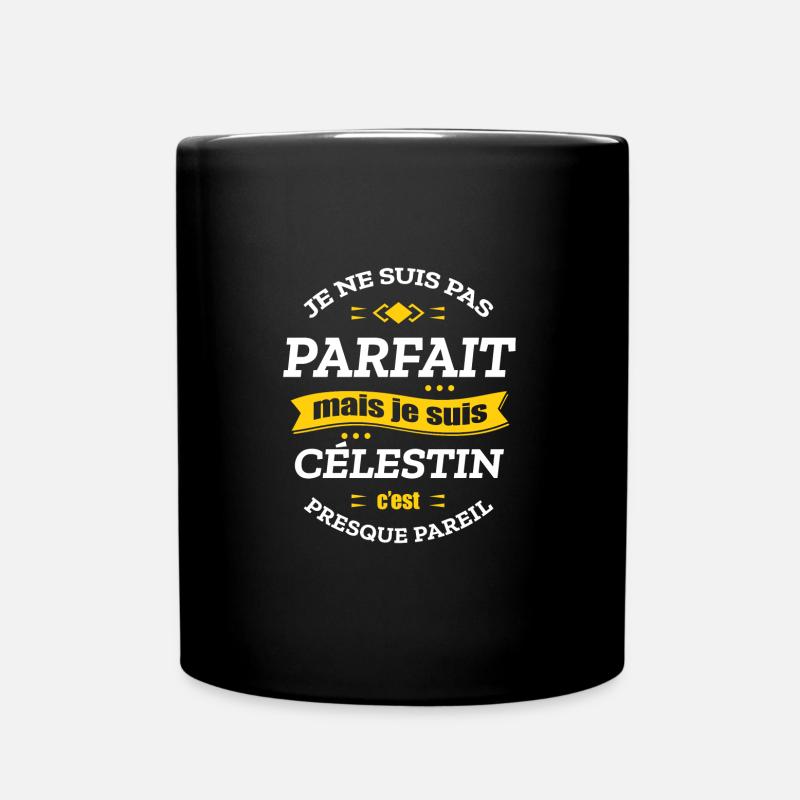CÉLESTIN PARFAIT - PRENOM CÉLESTIN - Mug uni - noir