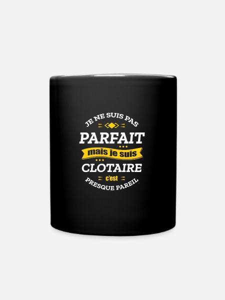 CLOTAIRE PARFAIT - PRENOM CLOTAIRE - Mug uni - noir