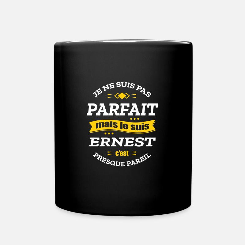 ERNEST PARFAIT - PRENOM ERNEST - Mug uni - noir