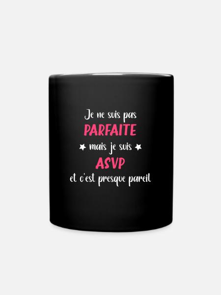 Femme asvp - Mug uni - noir