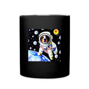 Space beagle explorer - Full Colour Mug - black - Front