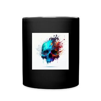 Crane abstrait n°3 - Mug uni - noir - Devant