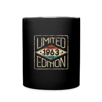 Edition Limitée Awesome Vintage 1963 Anniversaire - Mug uni - noir - Devant