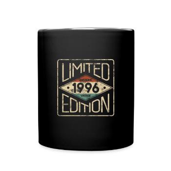 Limitierte Edition Awesome Vintage 1996 Geburtstag - Tasse einfarbig - Schwarz - Vorne