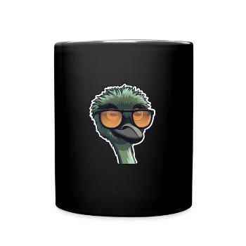Weird Emu - Full Colour Mug - black - Front