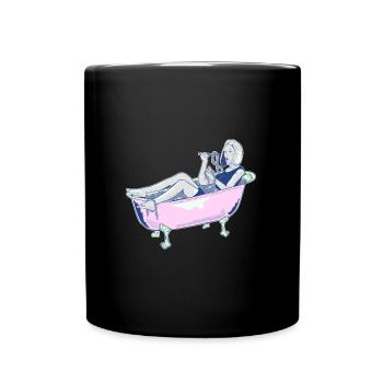 Ramen bath - Tasse einfarbig - Schwarz - Vorne