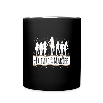 T-shirt EVJF Enterrement de vie jeune fille Mariée - Mug uni - noir - Devant