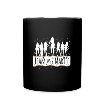 T-shirt EVJF Enterrement de vie jeune fille Team - Mug uni - noir - Devant