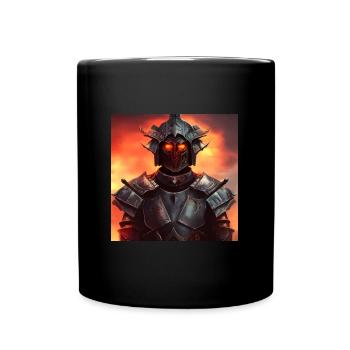 Guerriers de l’élément feu - Mug uni - noir - Devant