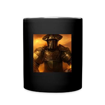Guerriers de l’élément feu - Mug uni - noir - Devant