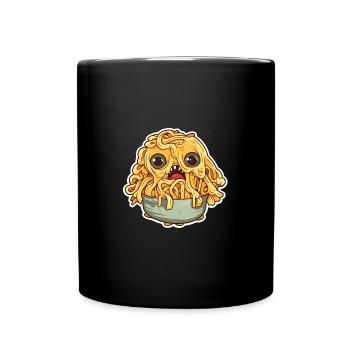 Spaghetti monster - Full Colour Mug - black - Front