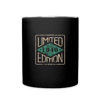 Awesome Since 1940 Retro Vintage Design - Full Colour Mug - black - Front