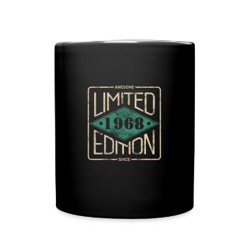 Awesome Since 1968 Retro Vintage Design - Full Colour Mug - black - Front