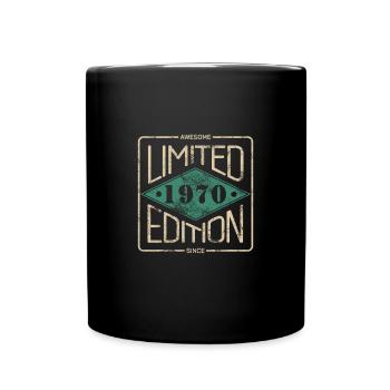 Awesome Since 1970 Retro Vintage Design - Tasse einfarbig - Schwarz - Vorne
