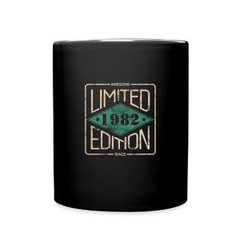 Génial depuis 1982 Retro Vintage Design - Mug uni - noir - Devant
