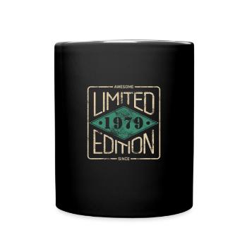Awesome Since 1979 Retro Vintage Design - Full Colour Mug - black - Front