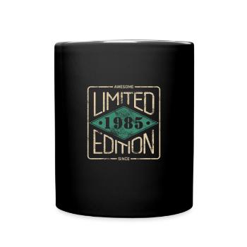 Awesome Since 1985 Retro Vintage Design - Tasse einfarbig - Schwarz - Vorne