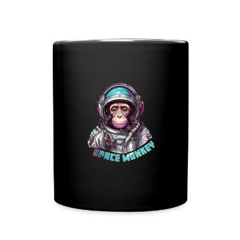 Space Monkey - Full Colour Mug - black - Front