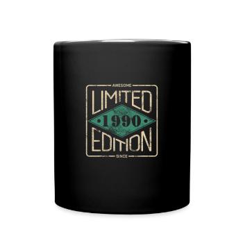 Awesome Since 1990 Retro Vintage Design - Tasse einfarbig - Schwarz - Vorne