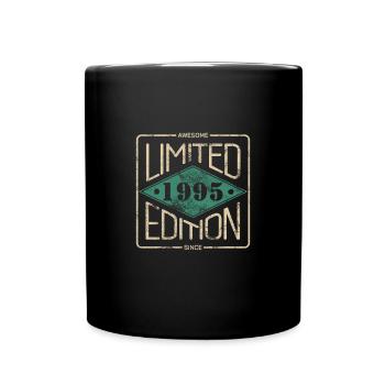 Awesome Since 1995 Retro Vintage Design - Full Colour Mug - black - Front